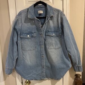 Universal Thread Light Blue Denim Shirt